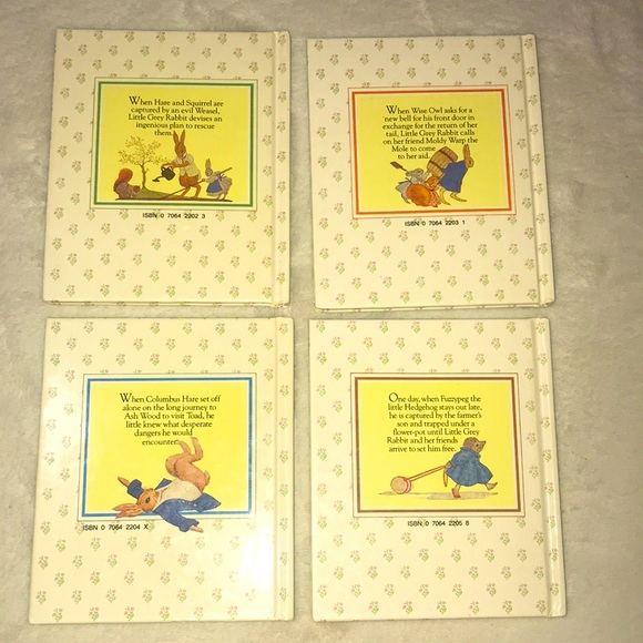VINTAGE Little Grey Rabbit Set of Four Small Books - Picture 3 of 5